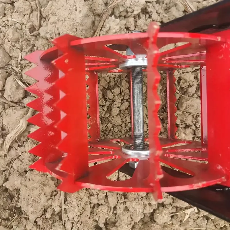 Heavy-Duty Metal Wheel Hoe Weeder Cultivator