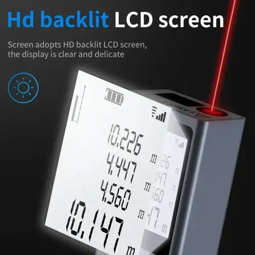 40-meter Mini Portable Laser Rangefinder with Electronic Angle Measurement for Infrared Measurement Room