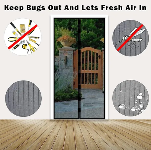 Magnetic Mosquito Mesh Door Curtain