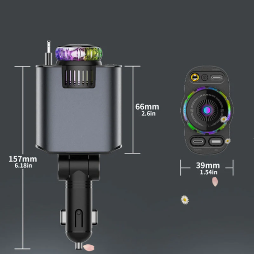 🔋⚡5-in-1 Charger & Aroma Diffuser & Starlight Ceiling