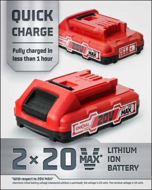 Cordless Electric Nailer With Charger and 2500 Nails Included