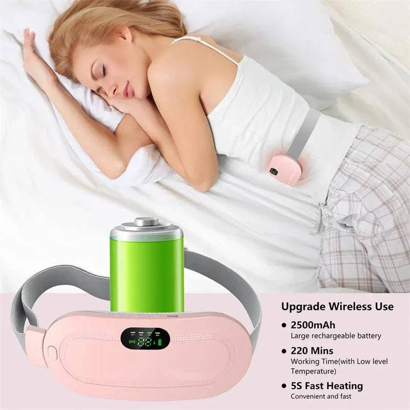 🔥🌸Wireless Menstrual Pain Massager – Soothing Heat, Anytime!