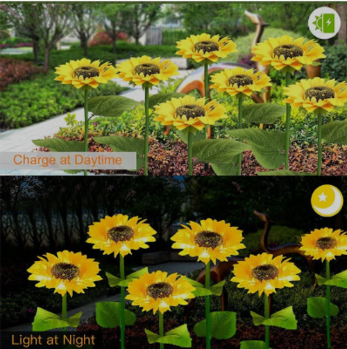 Sunflower Solar Garden Stake Led Lights🌻