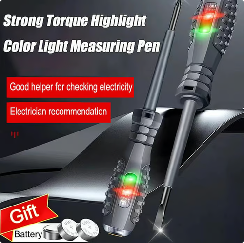 2-in-1 High Torque Strong Magnetic Screwdriver Electricity Detector