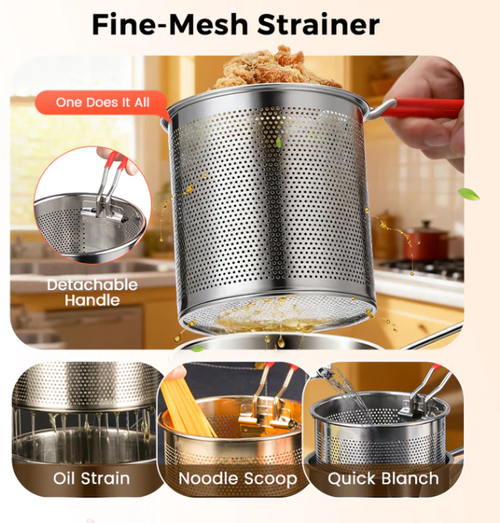 304 Stainless Steel Multifuntional Fryer