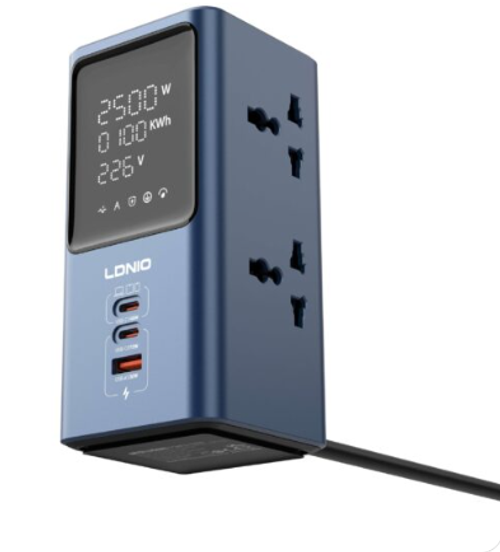 45W Universal Power strip desktop LED power Adapter LDNIO SC2