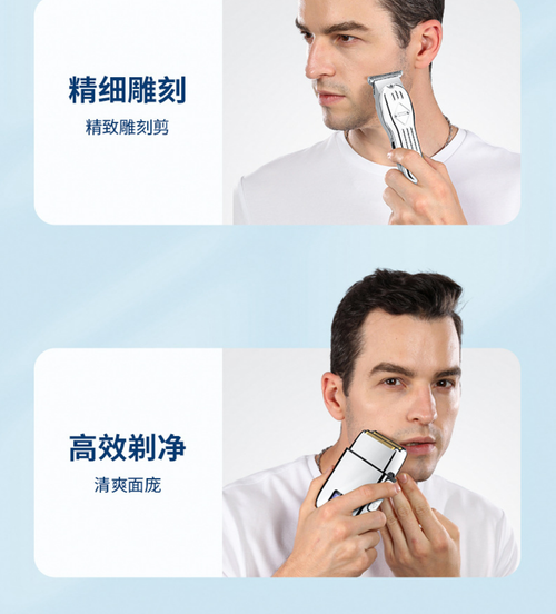 Three-in-one hair clipper-shaving set