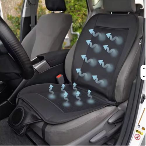 ❄️New Summer Cooling and Ventilated Car Seat Cushion with Cooling Fan, Massager, and Air Conditioning Functions