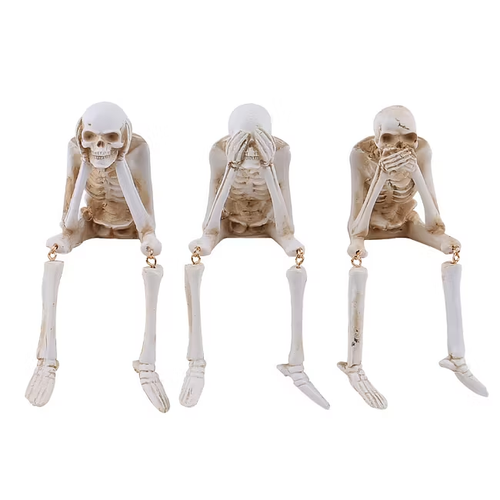 Decoration Indoor Skeleton Statue