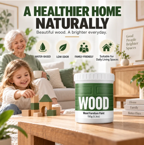 1kgWaterborne Wood Paint Eco-Friendly Furniture Refinishing Paint