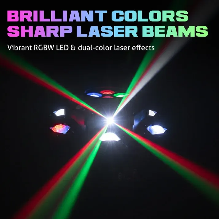 Multi-beam LED ambient lighting