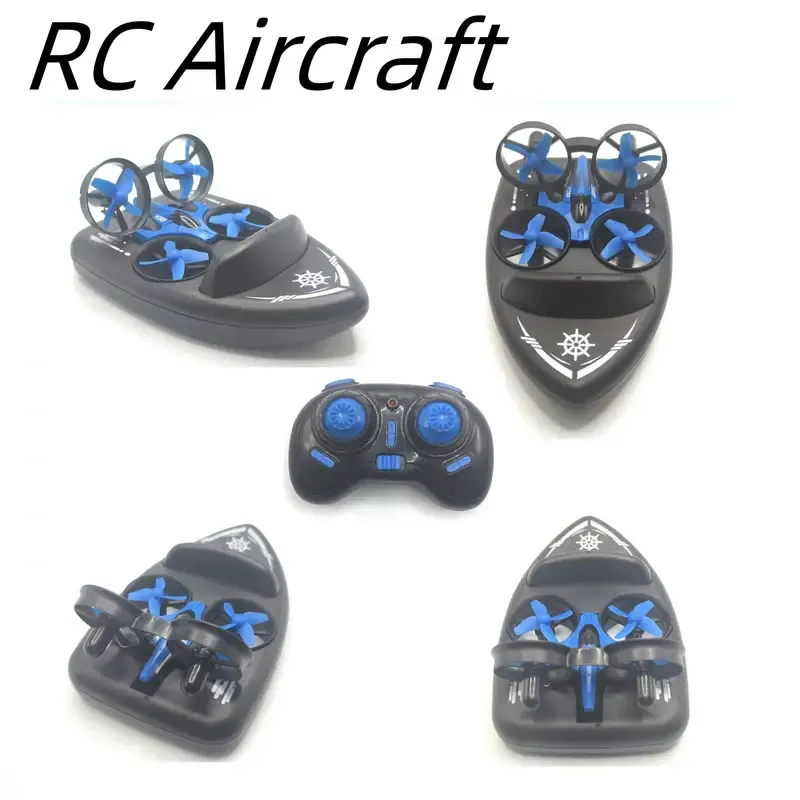 3-in-1 remote control aircraft for land, sea and air