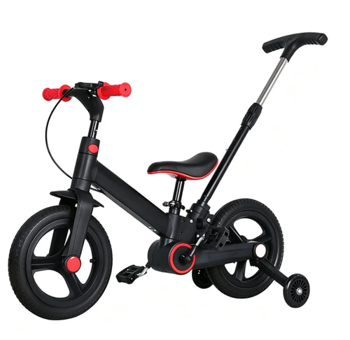 4-in-1 Verwandelbares Kinder-Dreirad, Laufrad & Kinderwagen