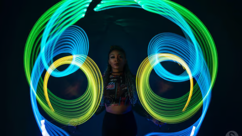 Vibrant LED Flow Fans