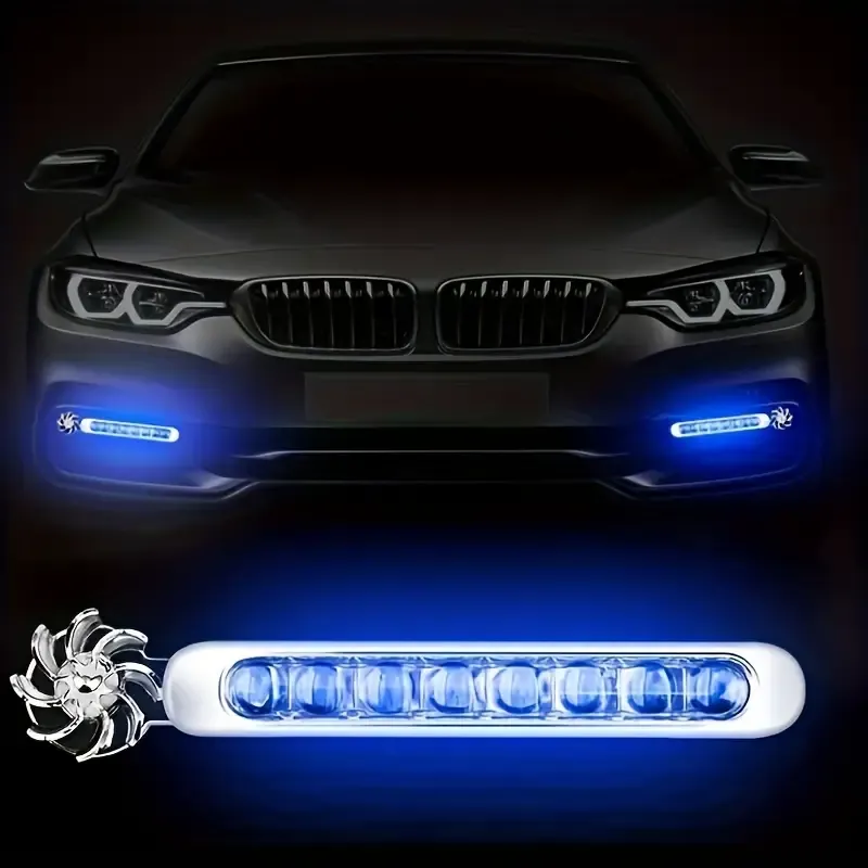 2Pcs Car Wind LED Fan Lights