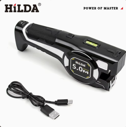 2-in-1 laser rangefinder, laser measuring tape, infrared rangefinder, steel measuring tape