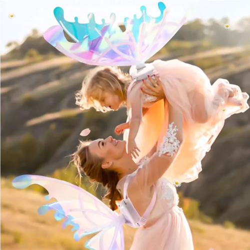 Rechargeable Electric Fairy Wings with LED Lights and Music🧚‍♀️