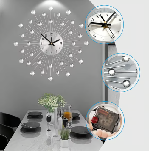 Creative Wall Clock for Living Room Decoration