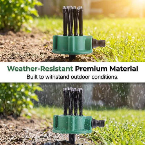 Precision Irrigation Sprinkler – 360° multi‑directional, custom spray patterns. Gentle on delicate plants. Save water, grow better.