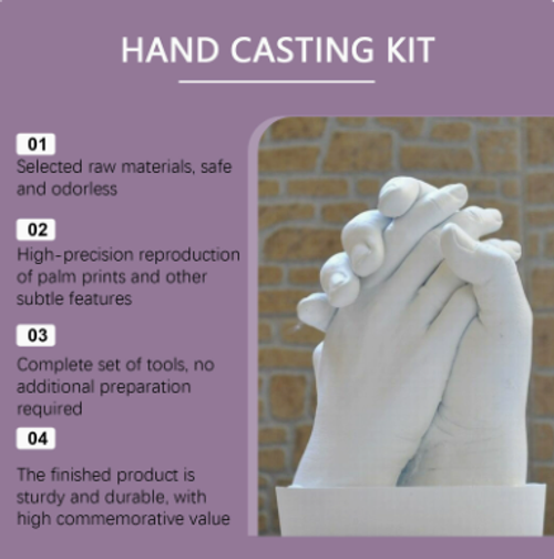 3D Hand Casting Kit for Families & Couples – Family Keepsake Set