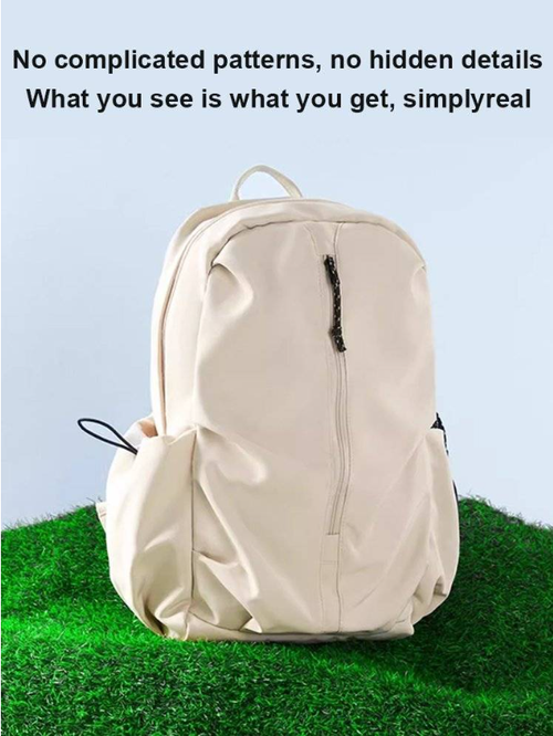 Backpack schoolbag couple large capacity simple casual travel backpack campus men and women college