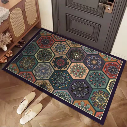 Designer Comfort Anti-Slip Mat（120 × 160 cm Extra-Thick Crystal Velvet)