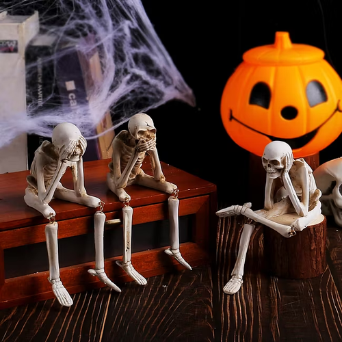 Decoration Indoor Skeleton Statue