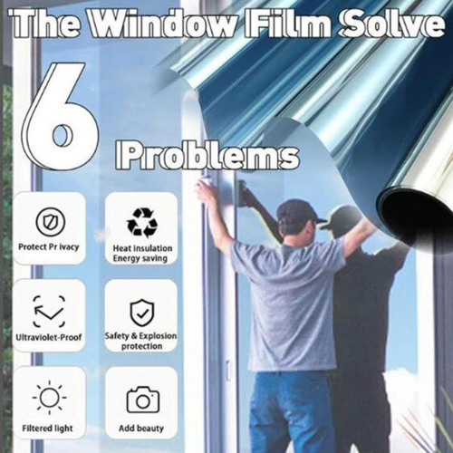 Heat-Insulating Privacy Film – UV Protection, Easy Application & Perfect for Home & Office 🏠