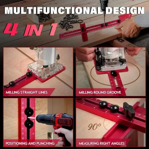 🔧 4 in 1 Router Milling Groove Bracket 🌟