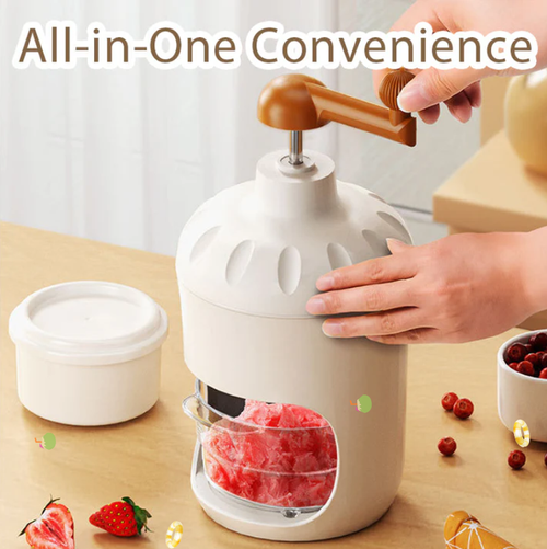 Manual Ice Shaver Machine with Ice Mold