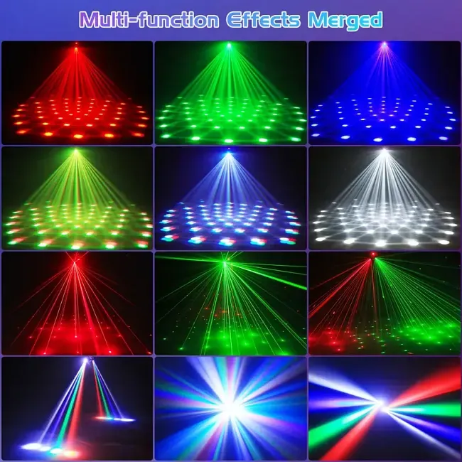 3-in-1 professional stage lighting.