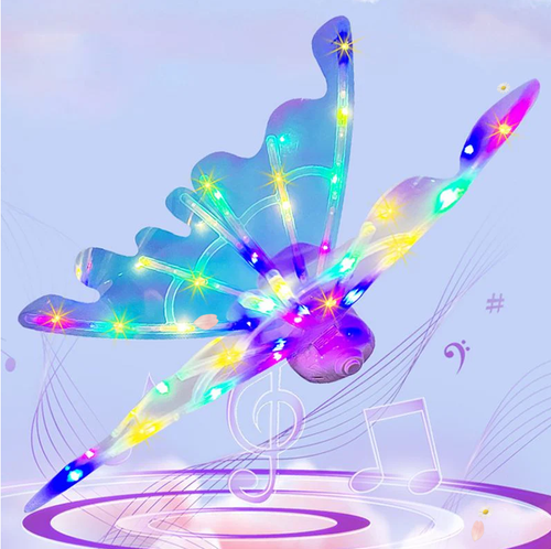 Rechargeable Electric Fairy Wings with LED Lights and Music🧚‍♀️
