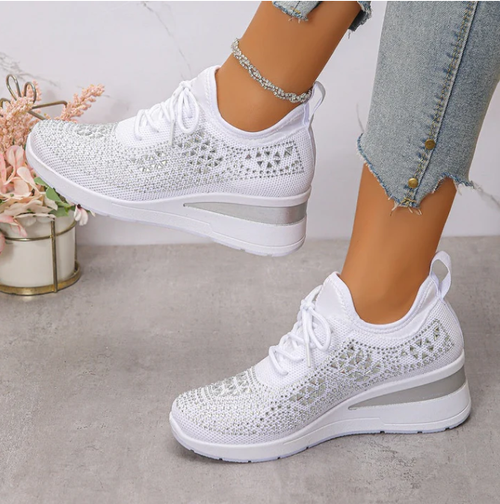 Time-Limited Special⏰Rhinestones-Embellished Breathable Mesh Sneakers