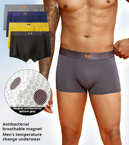 3 PCSMen's Ice Cool Anti-bacterial Magnetic