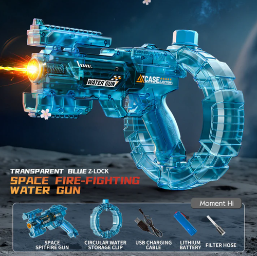 Electric High-Pressure Water Gun with Circular Clip