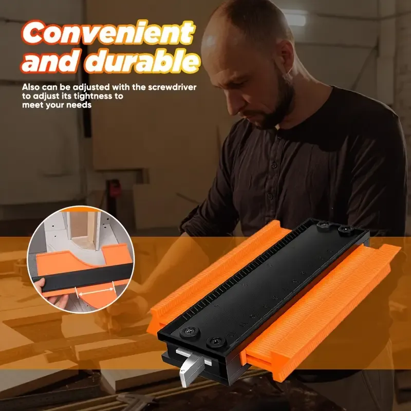 Shape Duplicator With Lock - Flooring Measuring Tools For Woodworking, Father's Day, Birthday And Christmas Gifts For Men Husband, Anniversary Gifts, Best Gifts For Valentine's Day