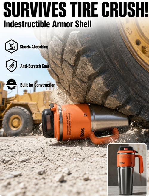 Giant-Sized High-Capacity Insulated Tumbler