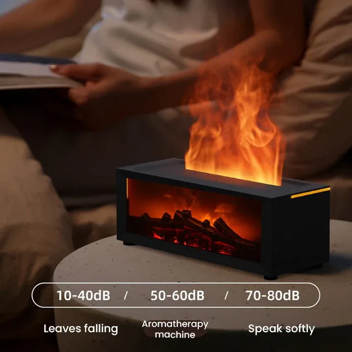 Fireplace Flame Diffuser Humidifier with Remote🔥