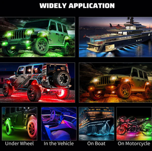 Bluetooth Multi-Color Underglow Lighting Kit