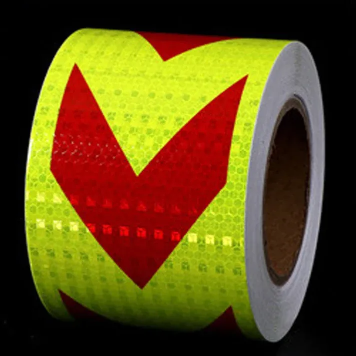 High-Visibility Arrow Reflective Tape – 25m Waterproof Self