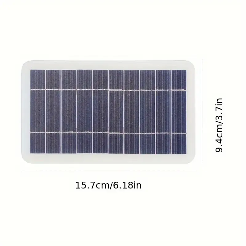 Portable USB Solar Panel Charger with LED Indicator