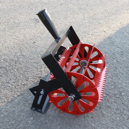 Heavy-Duty Metal Wheel Hoe Weeder Cultivator