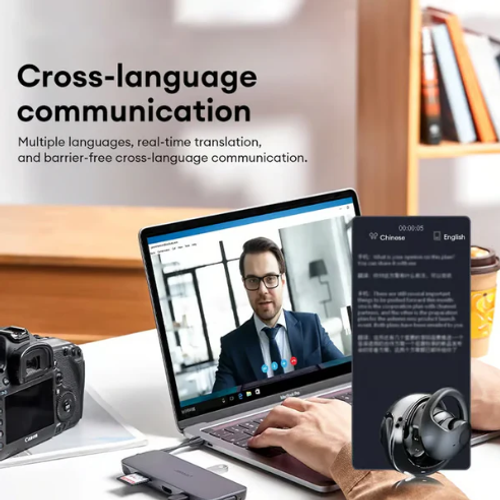 AI Translation Wireless OWS Bluetooth5.4 Earphones (Fit iOS & Android)