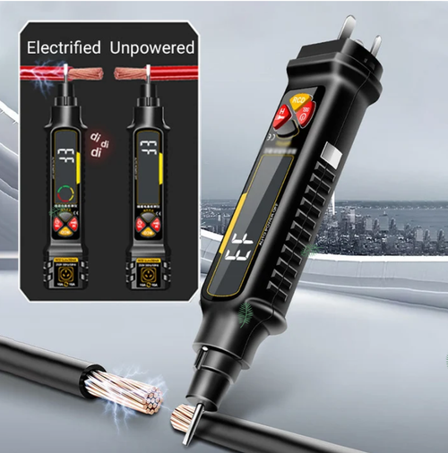Smart Power Measuring Pen – Voltage Tester, Non-Contact & Multi-Function Detection 🔍