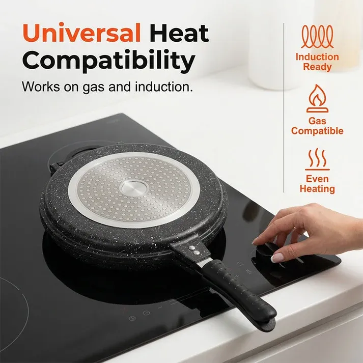 Portable Easy-Clean Cassette Stove BBQ Grill Pan