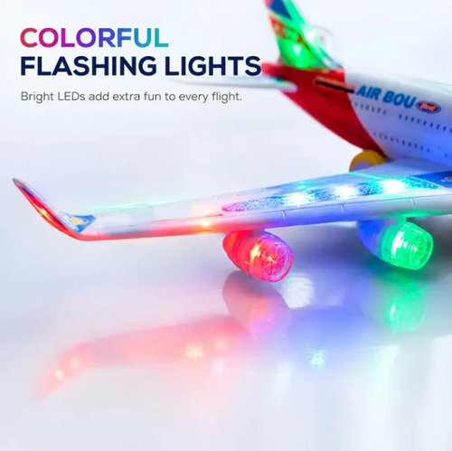 Electric Model Aircraft with Sound and LED Lights – Interactive, Eye‑Catching, Sturdy ✨