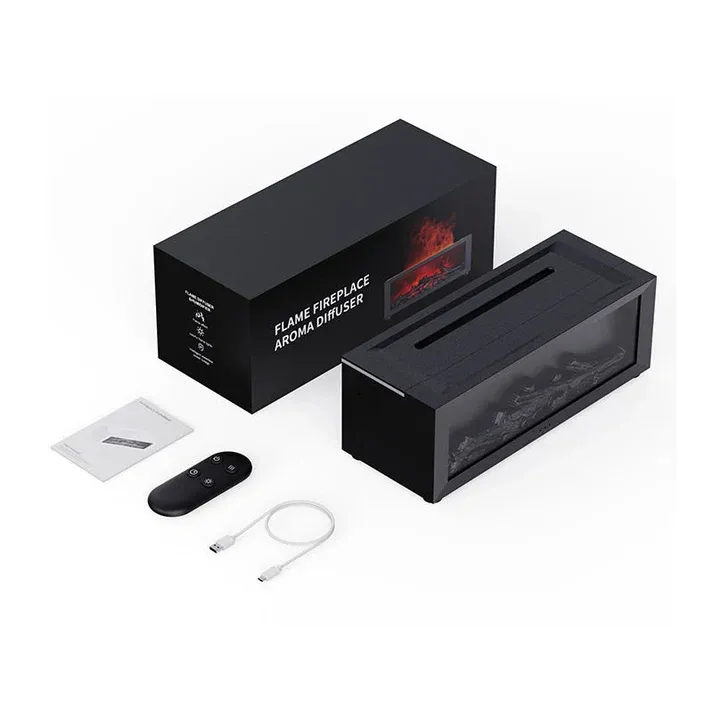 Fireplace Flame Diffuser Humidifier with Remote🔥