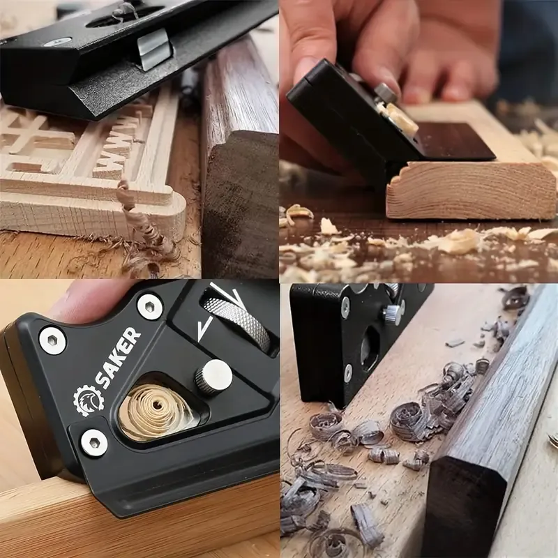 Brush edge machine - woodworking edge leveling tool with auxiliary positioner, hand brush edge machine is suitable for fast edge trimming of wood