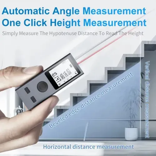 40-meter Mini Portable Laser Rangefinder with Electronic Angle Measurement for Infrared Measurement Room