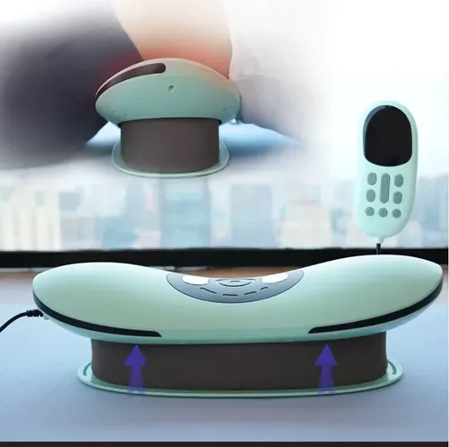 Air cushion lumbar traction massage device. The air bladder can precisely expand the lumbar vertebrae. Combined with bionic massage and constant temperature heat therapy, it can effectively alleviate symptoms of lumbar intervertebral disc protrusion and lumbar muscle strain. Give your lumbar vertebrae a filling every day, so that you won't feel pain when bending over or get tired from sitting for a long time. Your lumbar problem will submit directly!